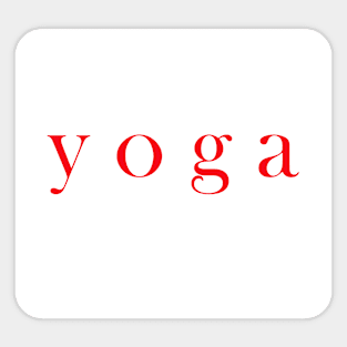 yoga Sticker